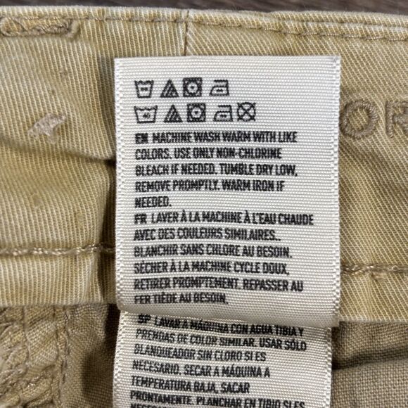 American Eagle Pants Mens 29x30 Khaki Stretch Chino Casual Flat Front Tan - Picture 9 of 9